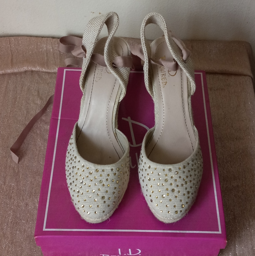 Required ID Strappy Wedge Heels